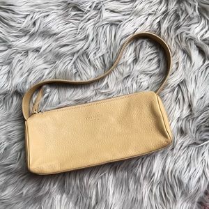 Vintage Kate Spade light yellow shoulder bag